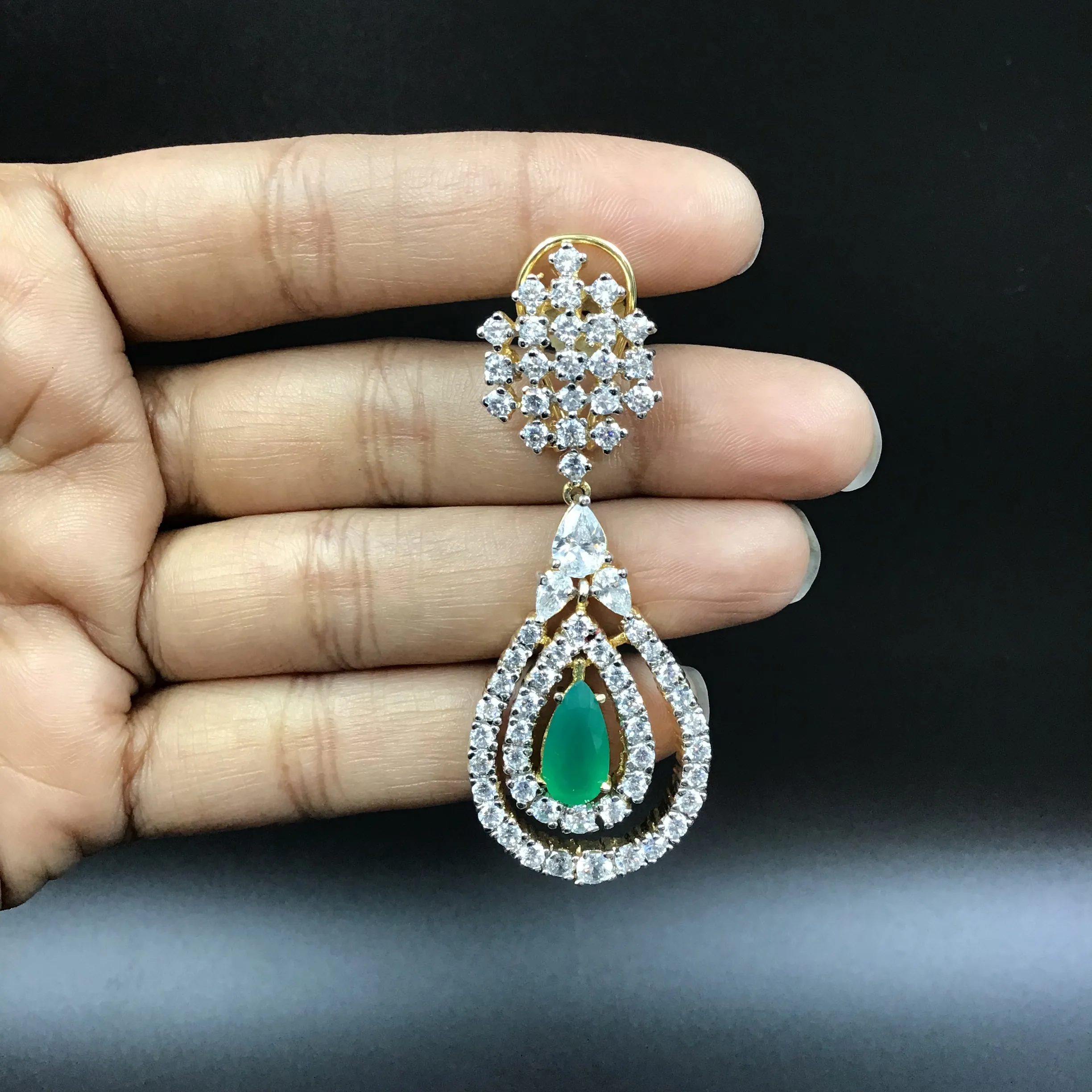 Zircon/AD Necklace Set 8905-3007