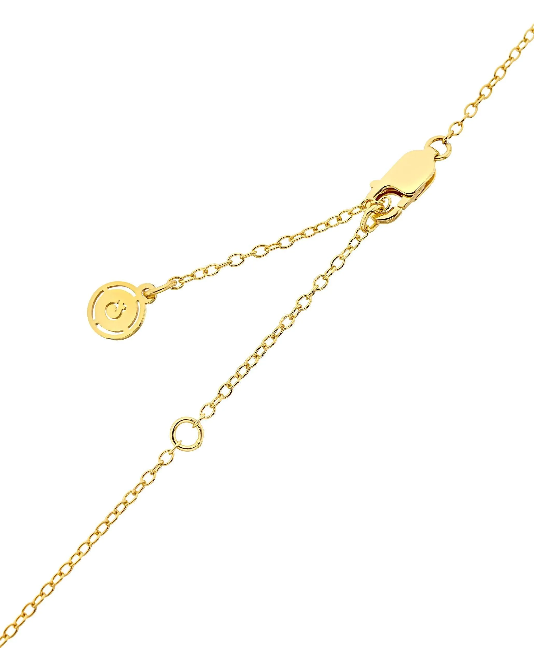 Zodiac Necklace Aquarius 18ct Gold Plated